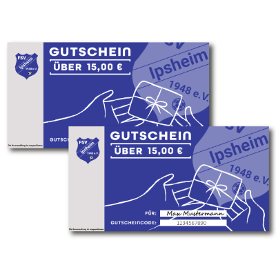15 € Gutschein