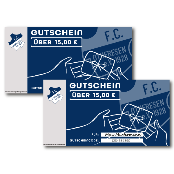 15 € Gutschein