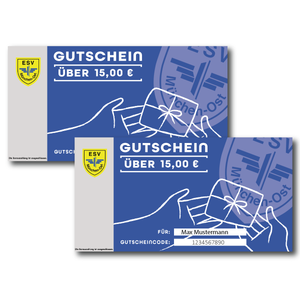 15 € Gutschein