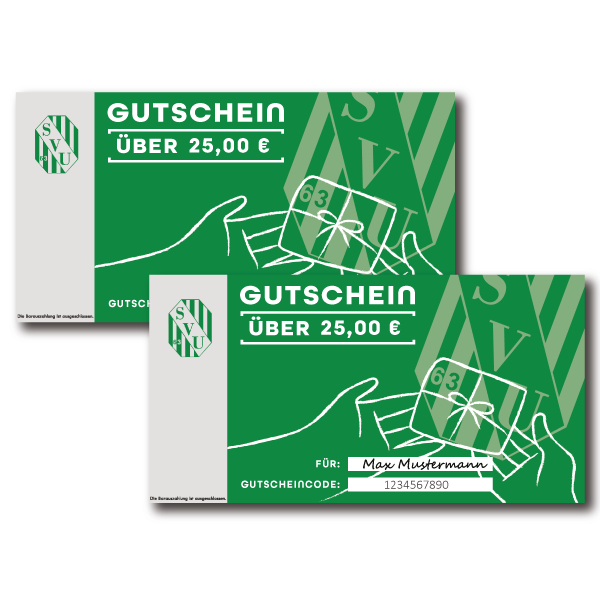 25 € Gutschein