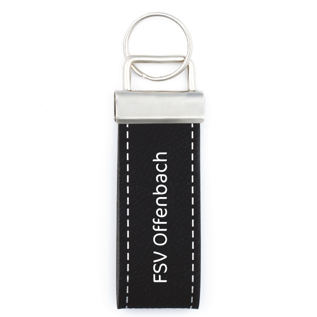 Kunstleder-Schlüsselanhänger