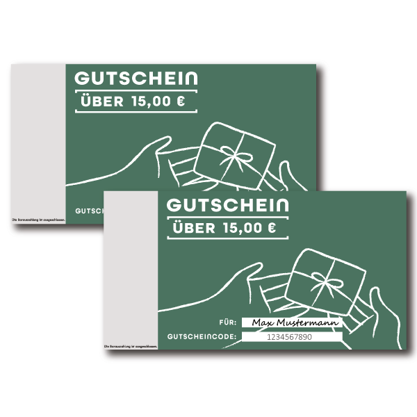 15 Euro Gutschein