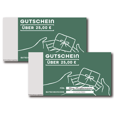 25 Euro Gutschein