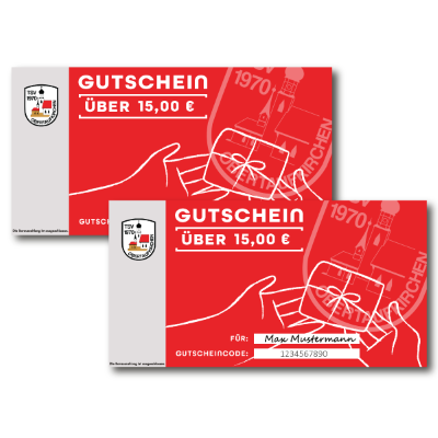 15 € Gutschein