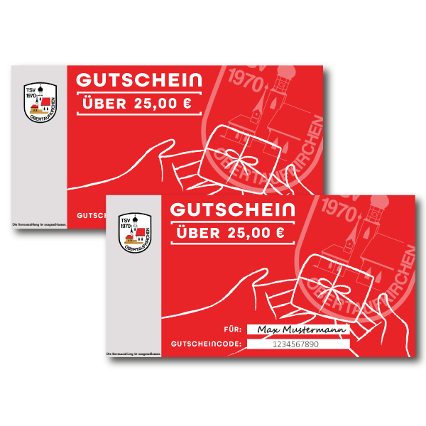 25 € Gutschein