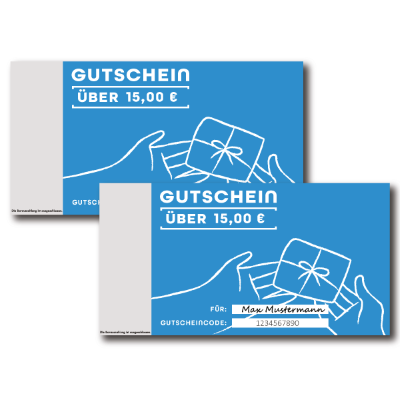 15 € Gutschein