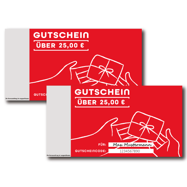 25 € Gutschein