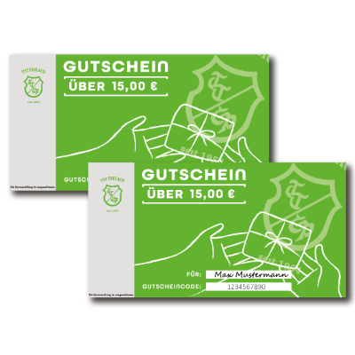 15 € Gutschein