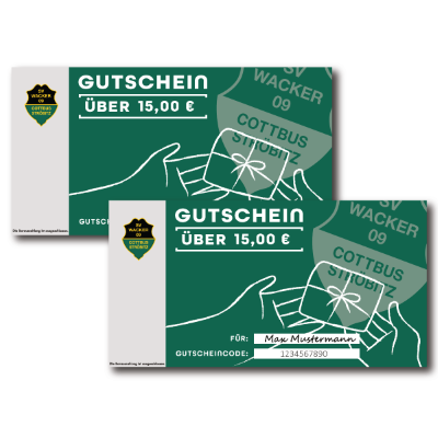 15 € Gutschein