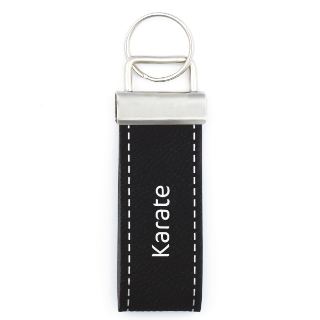 Kunstleder-Schlüsselanhänger