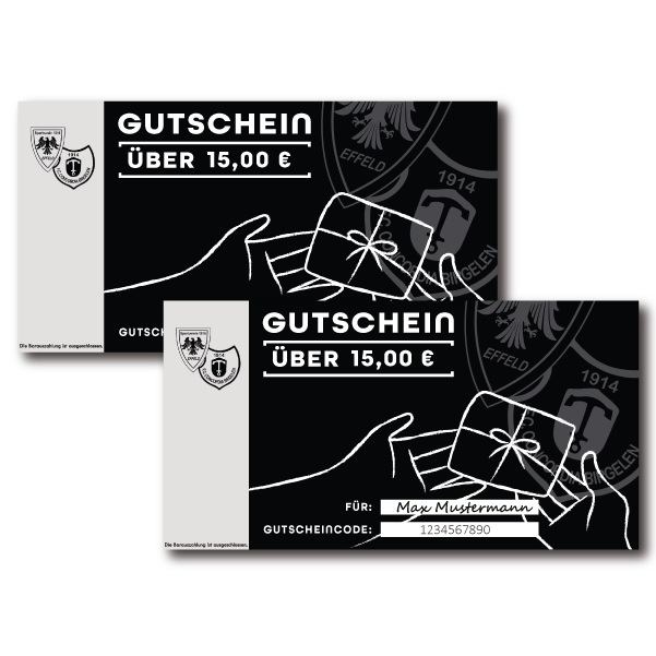 15 € Gutschein