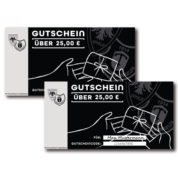 25 € Gutschein