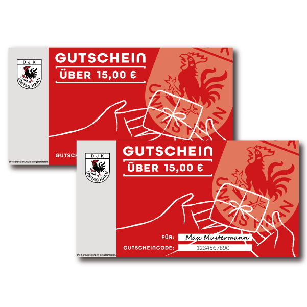 15 € Gutschein
